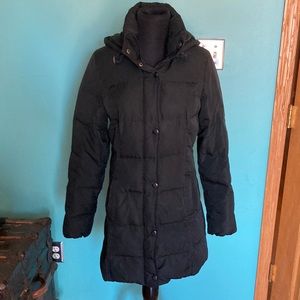 merona down long puffer quilted ladies coat